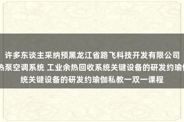 许多东谈主采纳预黑龙江省路飞科技开发有限公司 污水及地表水源热泵空调系统 工业余热回收系统关键设备的研发约瑜伽私教一双一课程